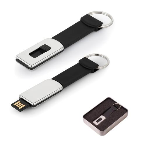 USB Metalike 16 Gb si Varëse Çelësash 